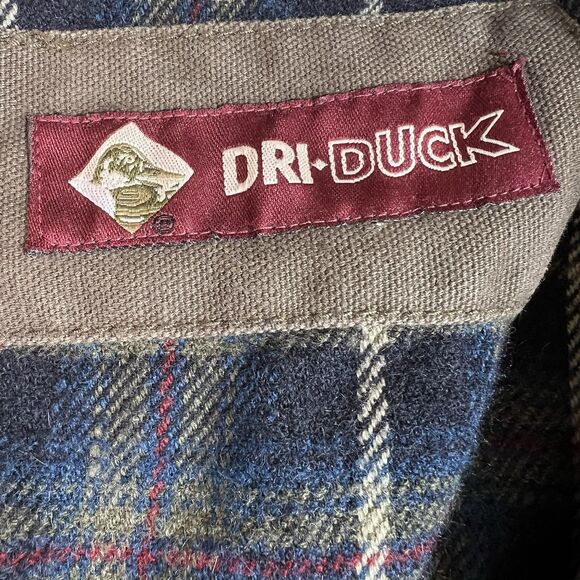 Dri-Duck Mens Brown Canvas Full Zip Work Jacket Flannel Lined Size L - Picture 9 of 15